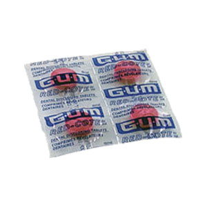 GUM Red-Cote Disclosing Tablets - SKU 800CQA - 248 ct